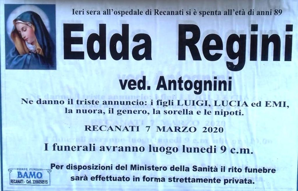 Edda Regini ved Antognini