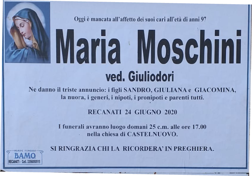 maria Moschini ved Giuliodoei