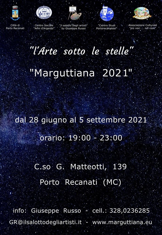locandina manifesto - Marguttiana 2021