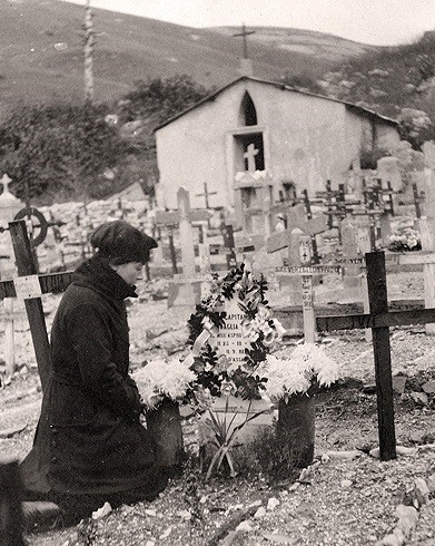 Cimitero di Monte Coston  – Borso del Grappa – foto storica