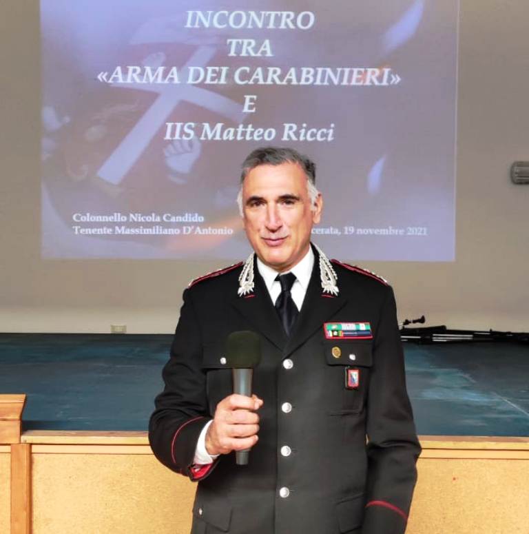 Comandante Provinciale dei Carabinieri di Macerata, Colonnello Nicola Candido