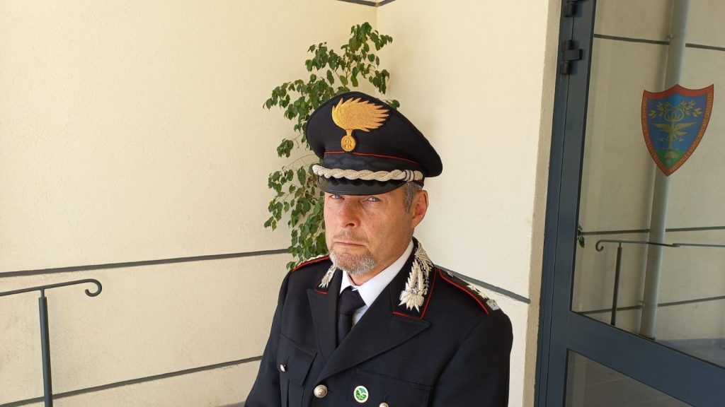 Ten. Col. Daniele Arcioni, comandante del Gruppo Carabinieri Forestale di Macerata