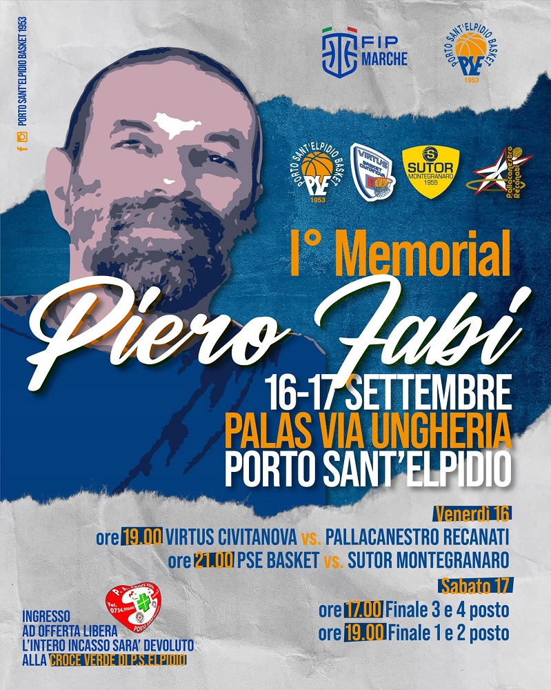 Memorial Piero Fabi, apre Recanati-Civitanova