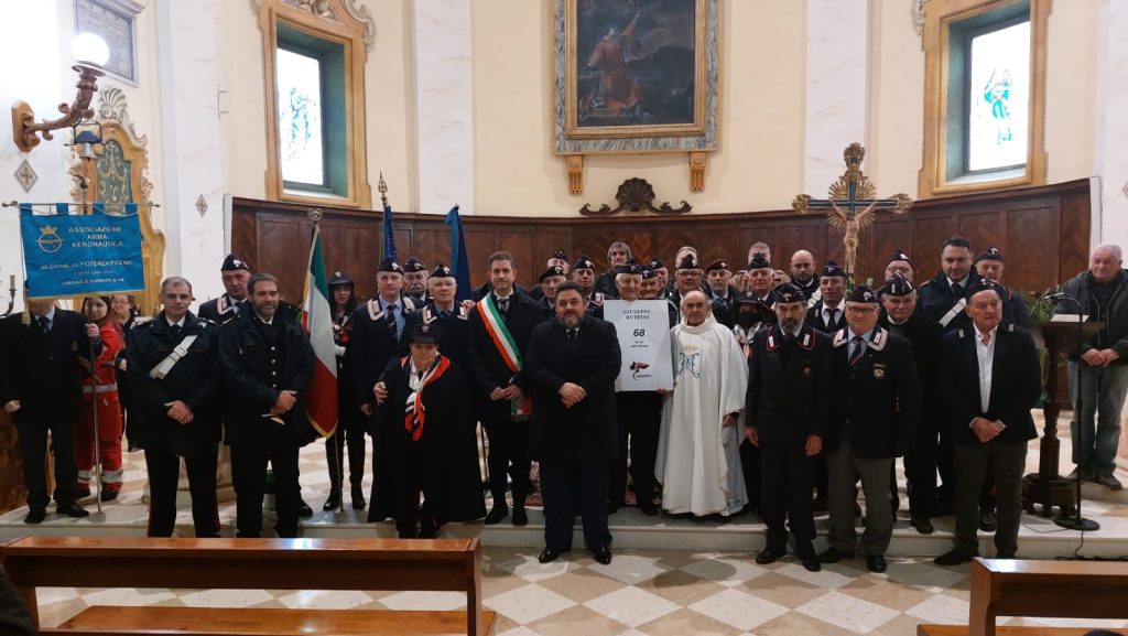 virgo fidelis e 50esimo fondazione AssoCarabinieri Potenza Picena