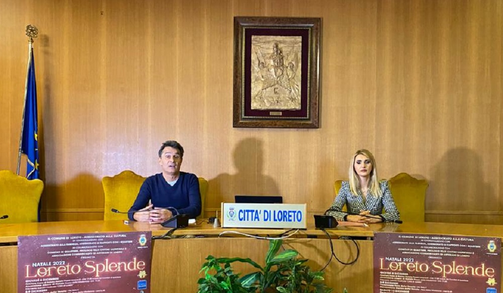 Il sindaco Moreno Pieroni e l’Assessore alla Cultura Francesca Carli