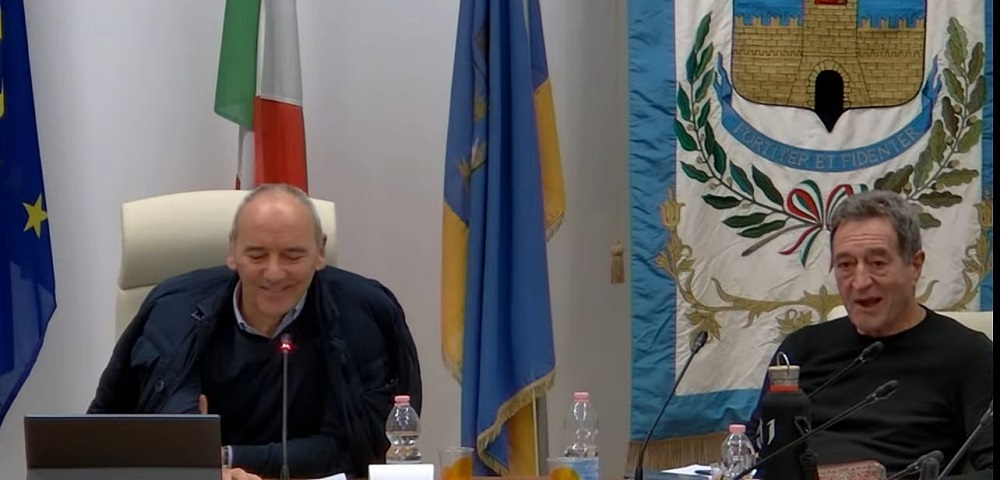 Sindaco Andrea Michelini e il suo vice Giuseppe Casali