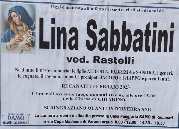 Lina Sabbatini ved Rastelli