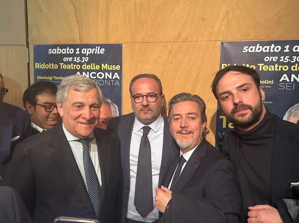 Battistoni, Tajani e Fabraccio